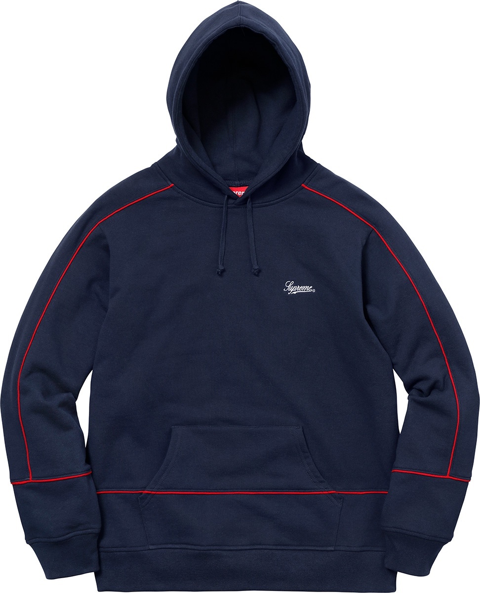Piping Hooded Sweatshirt view 2